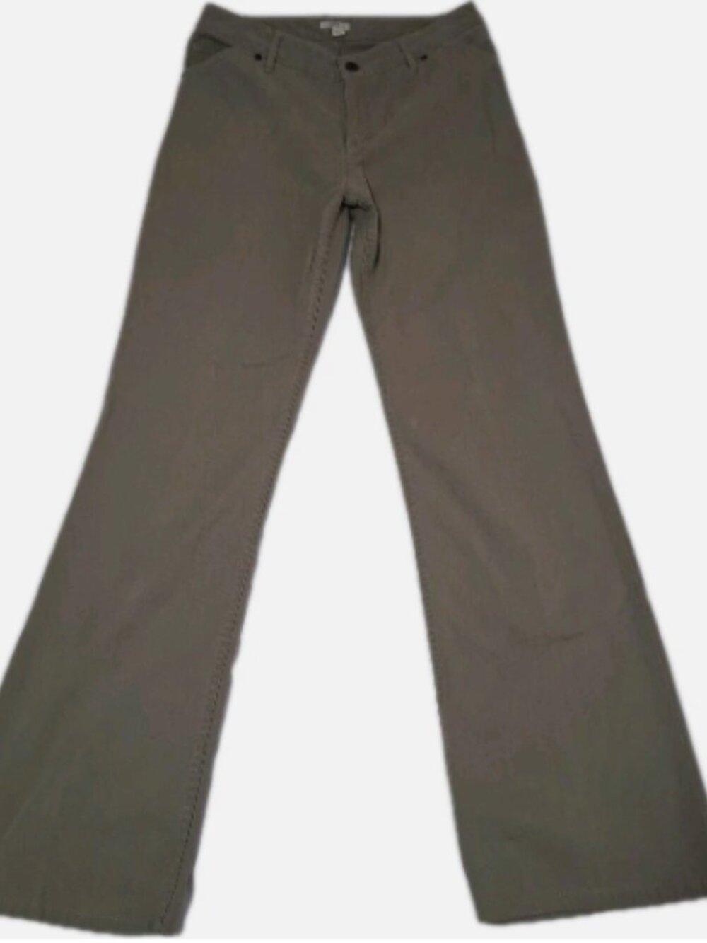 J. Jill Womens Chino Pants 6 Tall Taupe Mid Rise Stretch